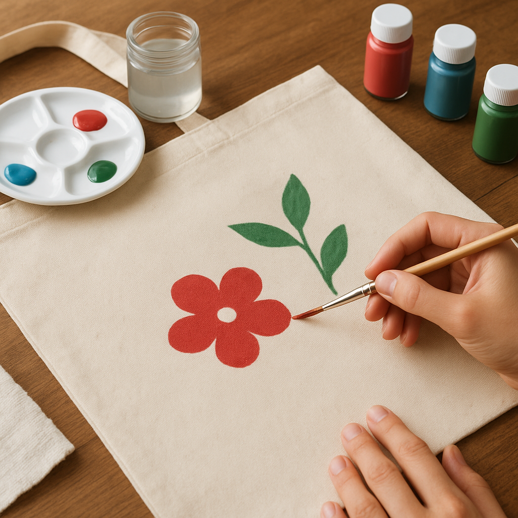 Malowanie na tkaninach krok po kroku