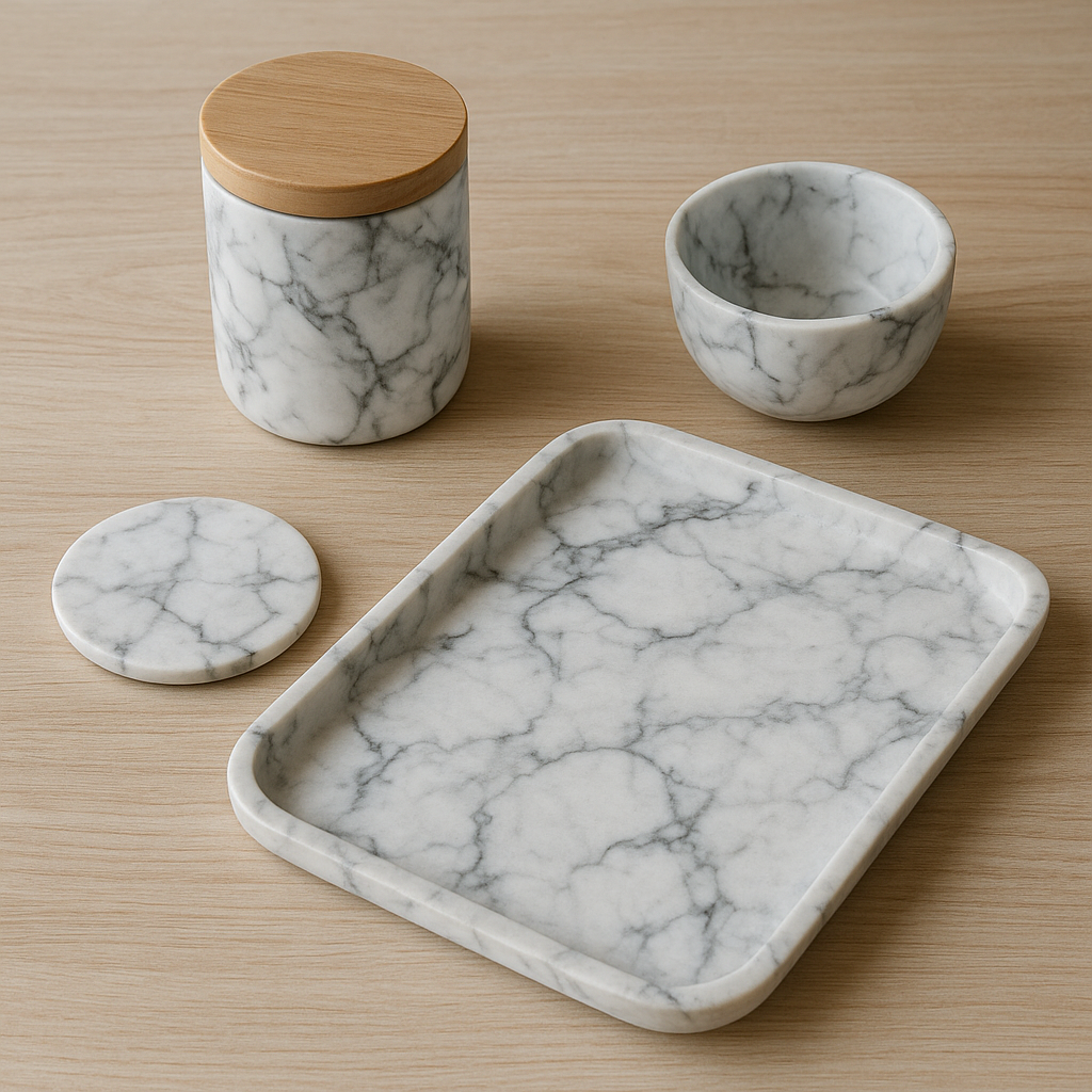 Efekt marmuru na przedmiotach DIY