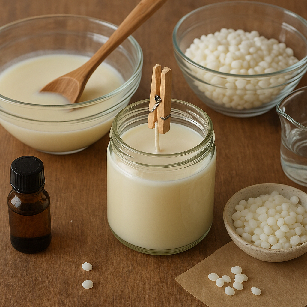Jak zrobić świeczki sojowe w domu
