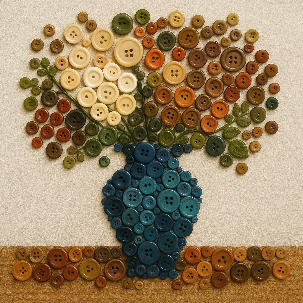 Obraz z guzików